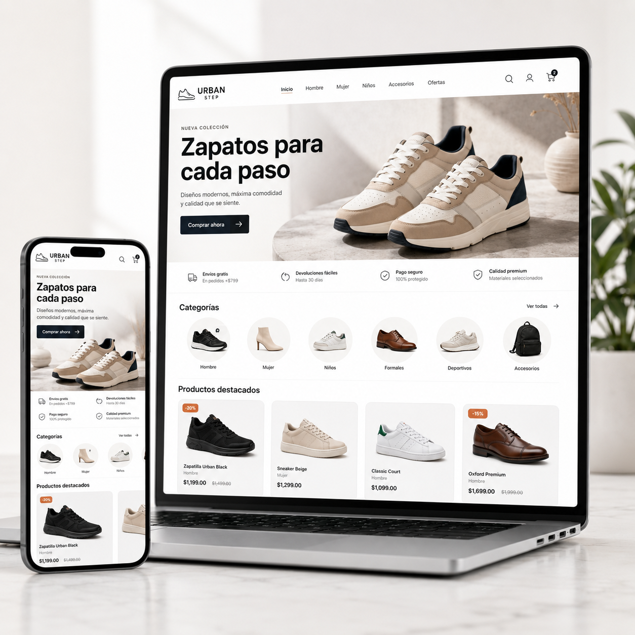 Diseño web para Tiendas Online